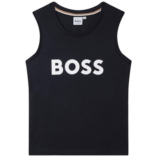 BOSS- Navy Logo T-shirt