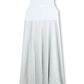 DKNY - Logo print layered 2 in 1 White and silver  dress