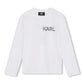 Karl Lagerfeld-Graphic Print cotton Long sleeves T-Shirt