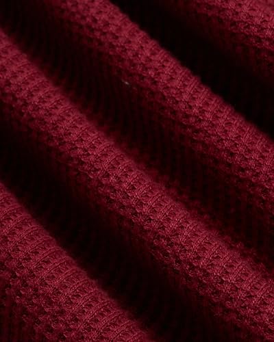 DKNY- Waffle Knit Pullover Crewneck Long Sleeve Shirt