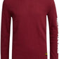 DKNY- Waffle Knit Pullover Crewneck Long Sleeve Shirt