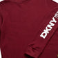 DKNY- Waffle Knit Pullover Crewneck Long Sleeve Shirt