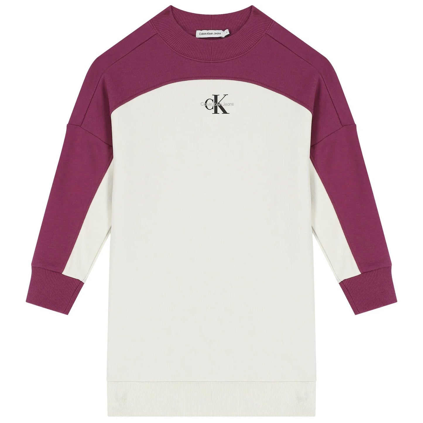 CALVIN KLEIN - Purple & Ivory Dress