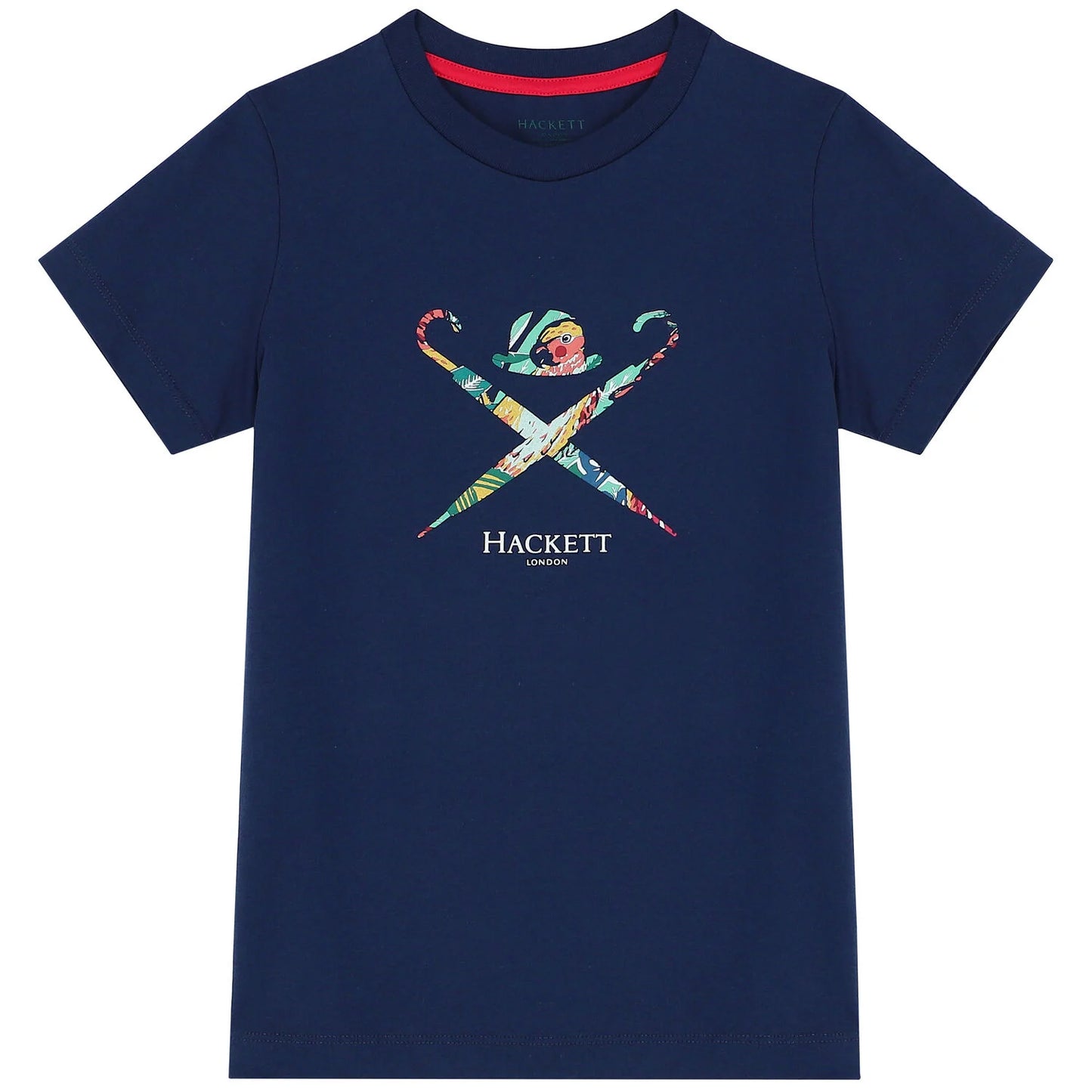 HACKETT LONDON-Boys Navy Blue Logo T-Shirt