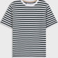 BOSS-T-Shirt with horizontal strips