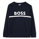 BOSS-Fleece Logo Sweatshirt