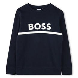 BOSS-Fleece Logo Sweatshirt