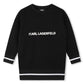 KARL LAGERFELD-Logo sweatshirt dress