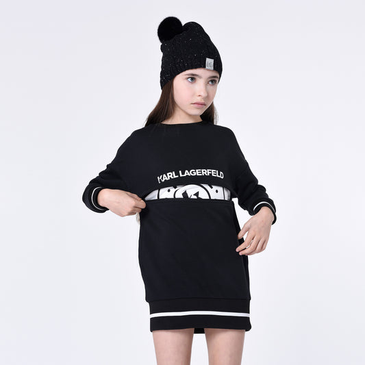 KARL LAGERFELD-Logo sweatshirt dress