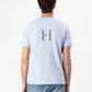 HACKETT LONDON-Light blue Logo T-shirt