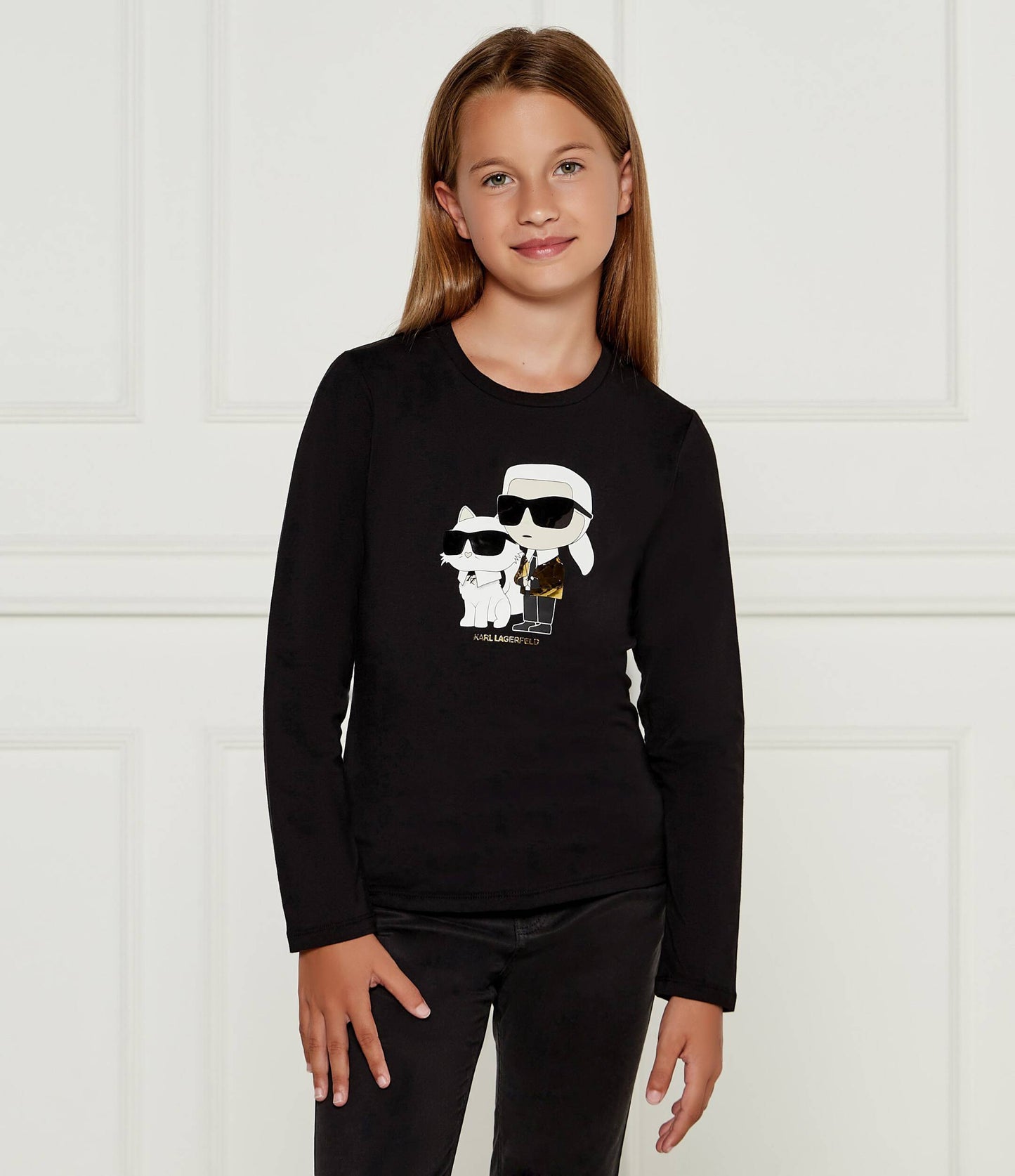 KARL LAGERFELD-Long sleeves T-shirt