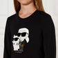 KARL LAGERFELD-Long sleeves T-shirt