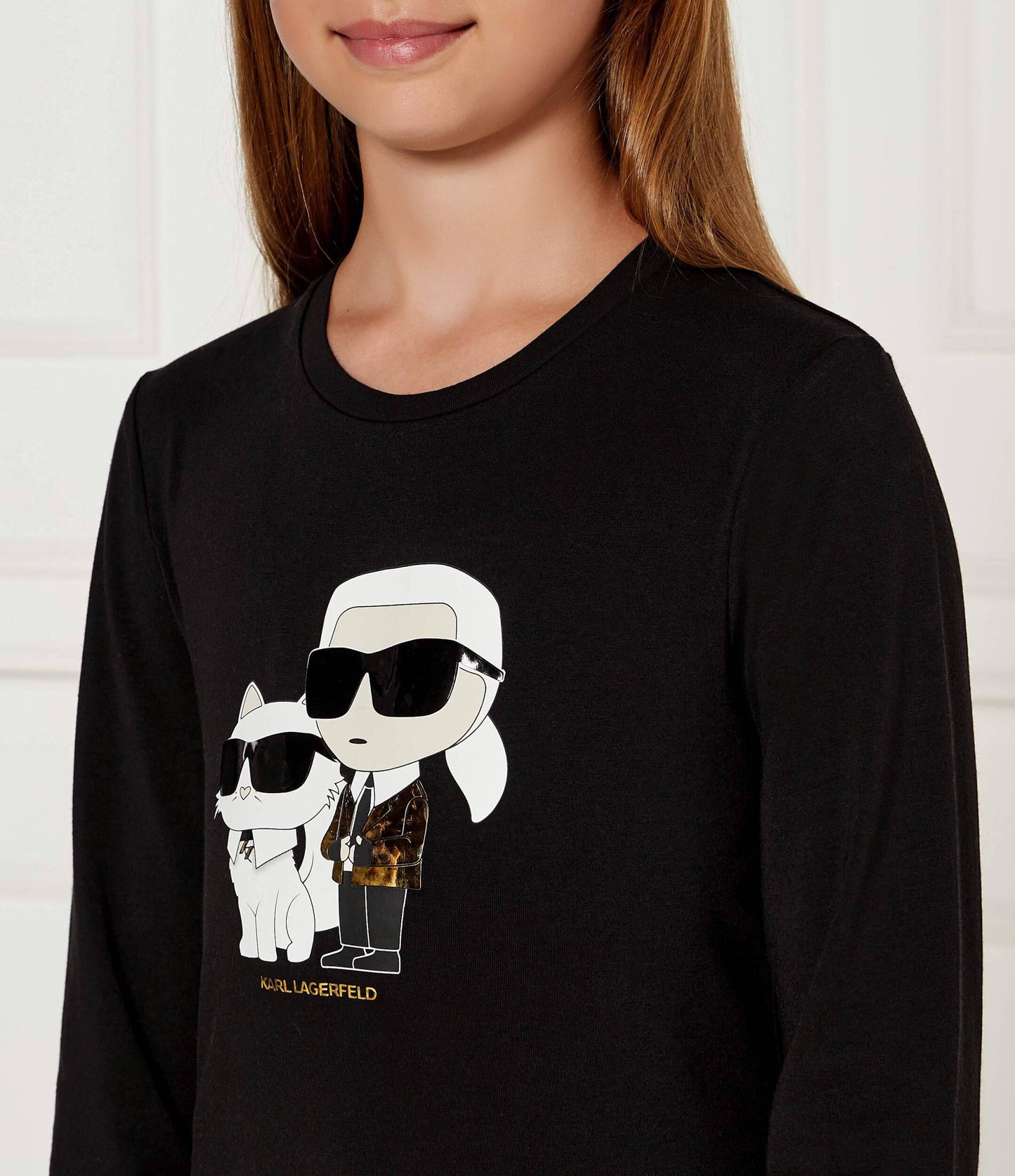 KARL LAGERFELD-Long sleeves T-shirt