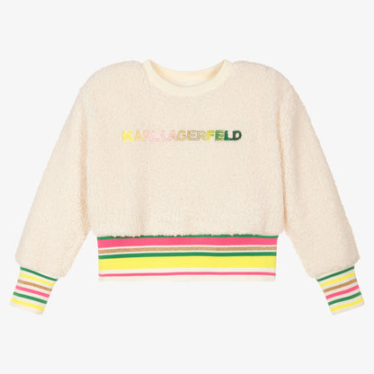 KARL LAGERFELD-Fleece sweatshirt