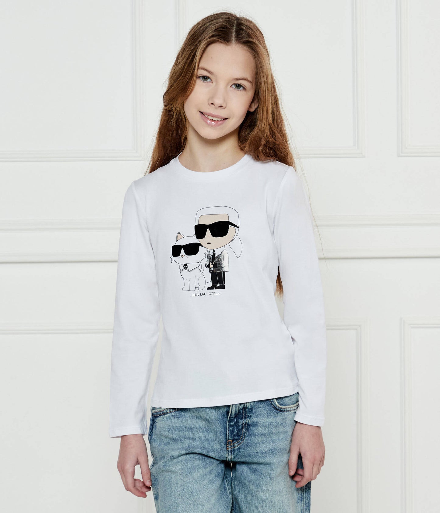 KARL LAGERFELD-Long sleeves T-shirt